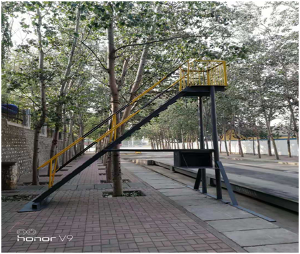 自制取樣平臺 保證工作安全7