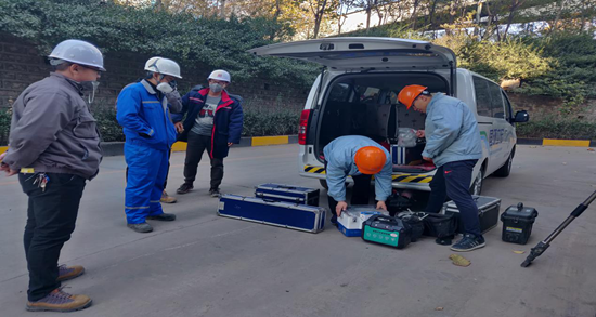 重山思沃瑞進行排放檢測41