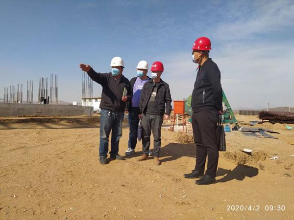 左旗住建局到鵬峰化工檢查指導7