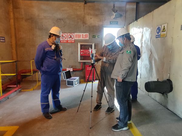 重山思沃瑞開(kāi)展職業(yè)病危害因素監測80