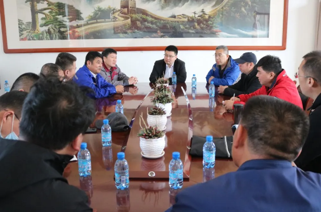 旗工信局、招商局到魯蒙公司考察工作46