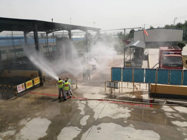 魯中水泥參加應急預案演練7