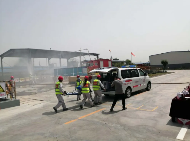 魯中水泥參加應急預案演練7