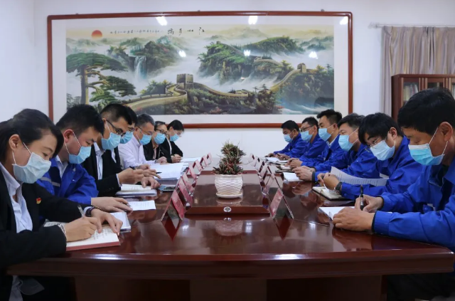 集團公司到魯蒙公司進(jìn)行管理審核34