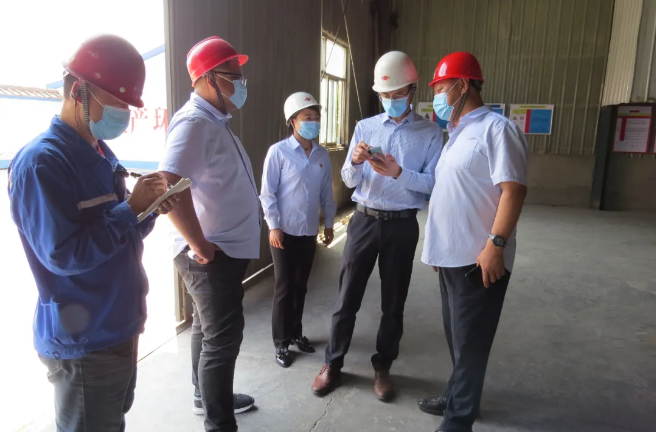 集團公司對鵬峰化工、黃驊三陽(yáng)進(jìn)行管理審核52