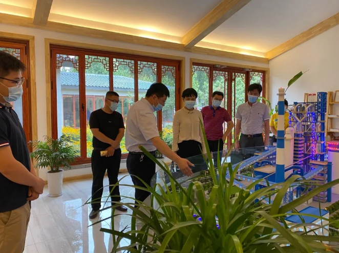 淄博市環(huán)境污染防控中心到重山思沃瑞調研66