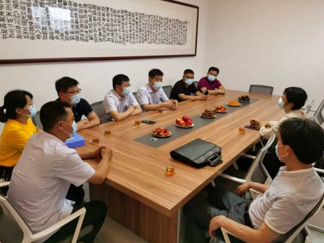 淄博市環(huán)境污染防控中心到重山思沃瑞調研66