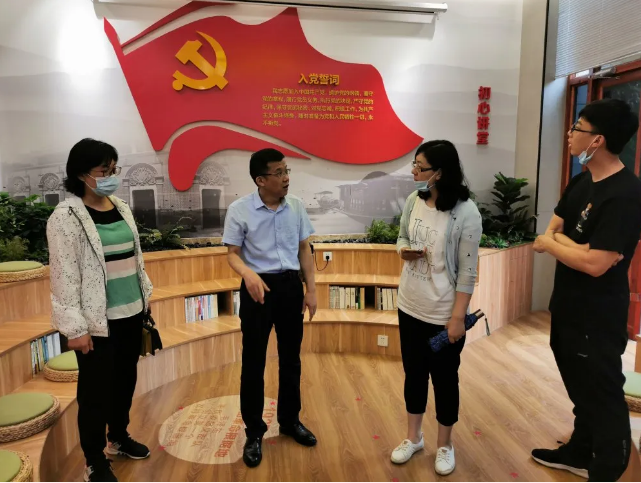 博山區八陡鎮黨建辦到初心學(xué)堂參觀(guān)交流61