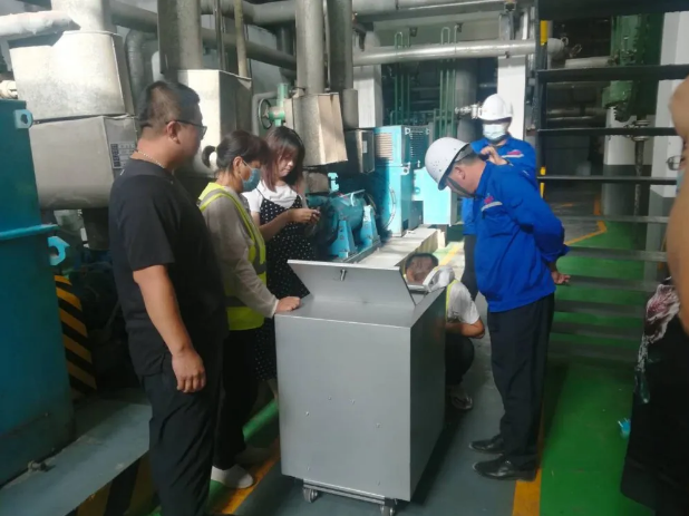 淄川區環(huán)保局到熱電廠(chǎng)檢查37