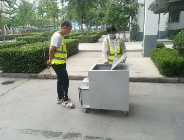 淄川區環(huán)保局到熱電廠(chǎng)檢查37