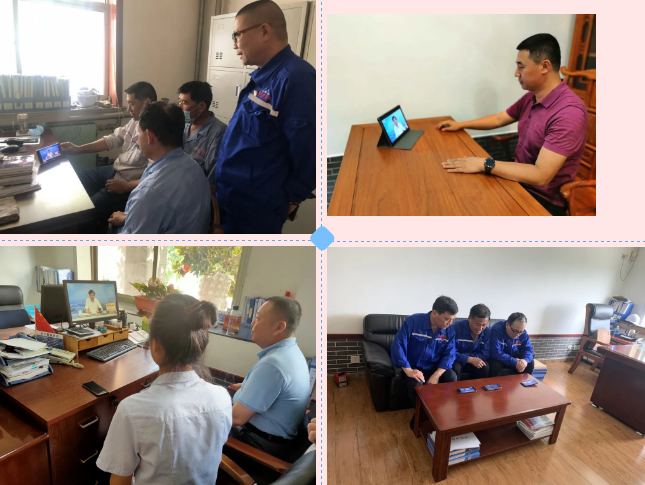 集團黨員收看區委書(shū)記李新勝講黨史上黨課94