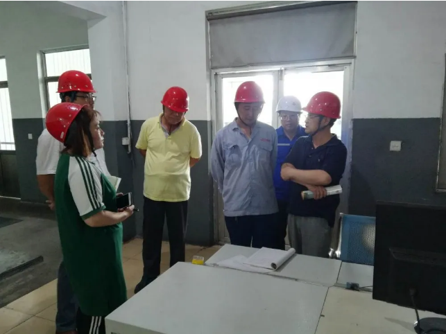 淄川區市場(chǎng)監管局到熱電廠(chǎng)檢查28