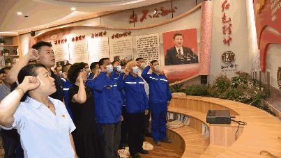 市委黨校到集團調研講黨課81