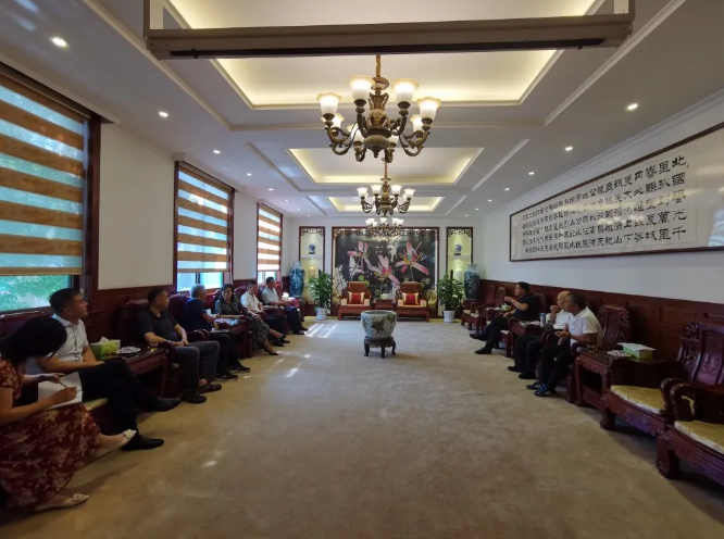 市水利局到集團調研指導工作36