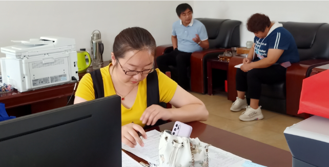 巴林左旗統計局到魯蒙水泥檢查工作100