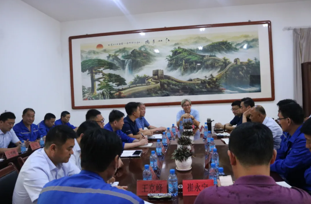 集團發(fā)展促進(jìn)委員會(huì )到魯蒙公司和黃驊三陽(yáng)公司考察調研83