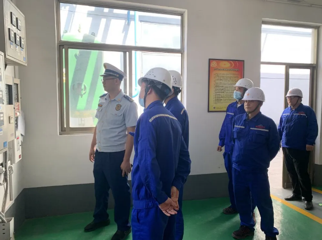 區消防大隊到魯中水泥開(kāi)展消防執法檢查63