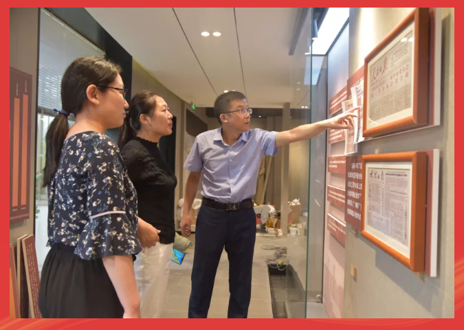 區委組織部到集團調研黨建工作100