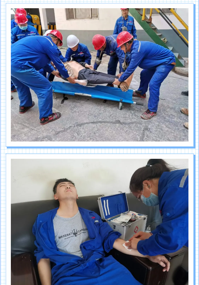 魯中水泥組織應急演練22