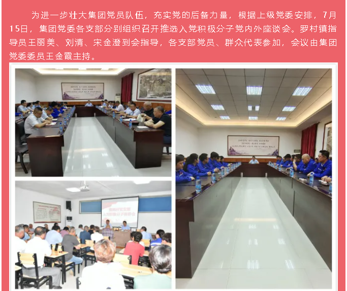 集團黨委召開(kāi)入黨積極分子推選會(huì )議35