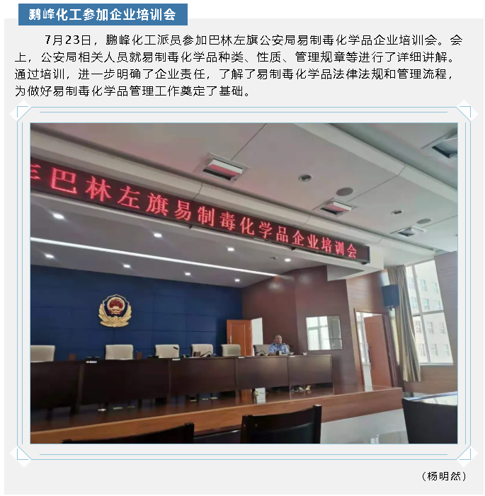 鵬峰化工參加企業(yè)培訓會(huì )35