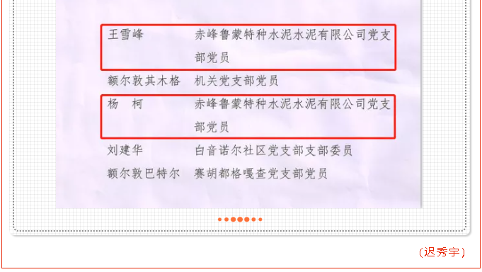 魯蒙水泥黨支部王雪峰、楊柯被評選為學(xué)習強國“學(xué)習標兵”稱(chēng)號98