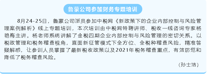 魯蒙公司參加財務(wù)專(zhuān)題培訓79