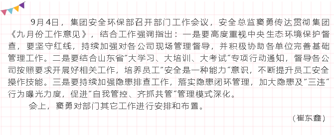 集團安環(huán)部召開(kāi)工作會(huì )議13