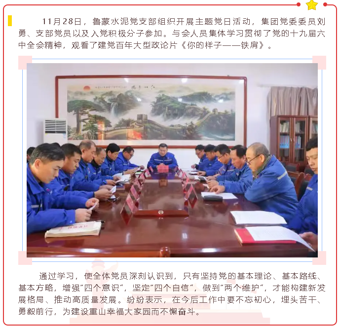 魯蒙水泥黨支部開展主題黨日活動(dòng)67